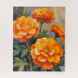 Puzzle Soudeils dorés Fleurs aquarelles Floral