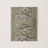 Puzzle Soulagement de Bas des guerriers aztèques (Vertical)