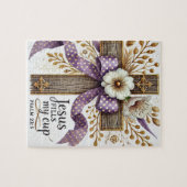 Puzzle source d'inspiration Bible chrétienne Verse (Horizontal)