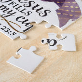 Puzzle source d'inspiration Bible chrétienne Verse (Côté)