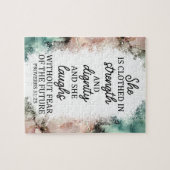 Puzzle source d'inspiration Bible chrétienne Verse (Horizontal)