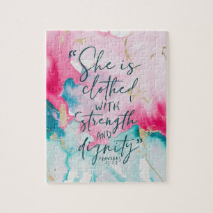 Puzzle source d'inspiration Bible chrétienne Verse