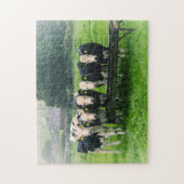 Puzzle Souriez s'il vous plaît ! Vaches mignonnes (Vertical)
