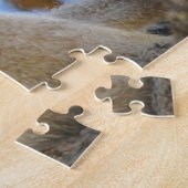 Puzzle Souriez. Singe du Botswana en velours. (Côté)