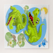 Puzzle Sourire crocodile (Horizontal)