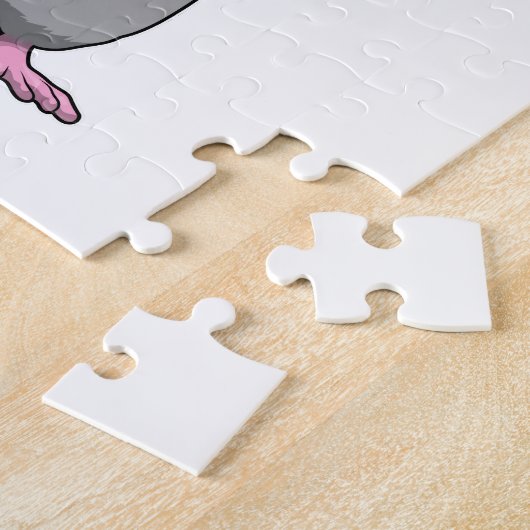 Puzzle Souris à Bowling avec épingle de Bowling (Côté)