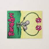 Puzzle Souris avec lettres coréennes (Horizontal)