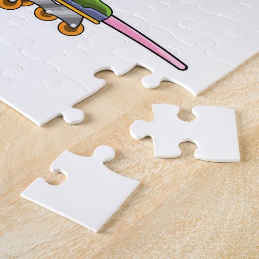 Puzzle Souris comme Patinage en ligne avec Patins en lign (Côté)