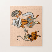 Puzzle souris dansant avec un chat (Vertical)