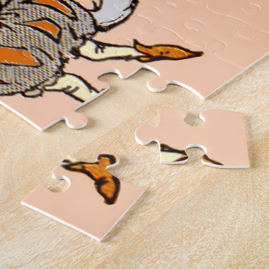 Puzzle souris dansant avec un chat (Côté)