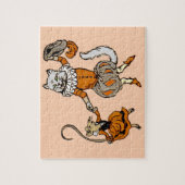 Puzzle souris dansant avec un chat (Vertical)