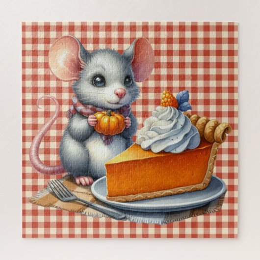 Puzzle Souris d'Automne (Vertical)