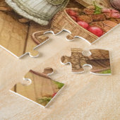 Puzzle Souris de famille à Noël (Côté)