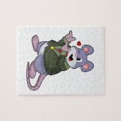 Puzzle Souris en marié avec costume (Horizontal)