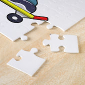 Puzzle Souris en skate avec skateboard (Côté)