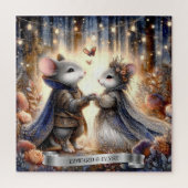 Puzzle Souris Mariage de la forêt enchantée Cute personna (Vertical)
