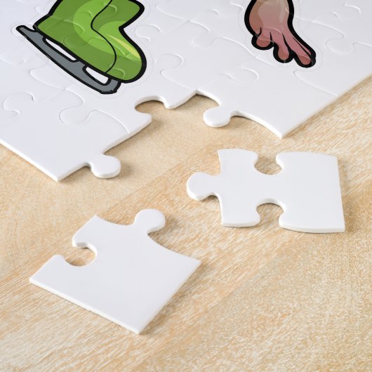 Puzzle Souris Patinage sur glace Patins sur glace (Côté)