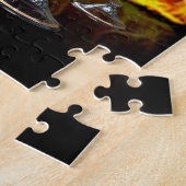 Puzzle Sous la couverture de verre (Côté)