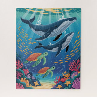 Puzzle sous la mer