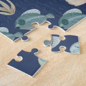 Puzzle Sous la mer Aquarelle Océan Animaux Art (Côté)