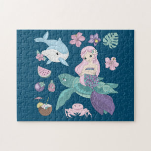 Puzzle "sous la mer" pour les filles.