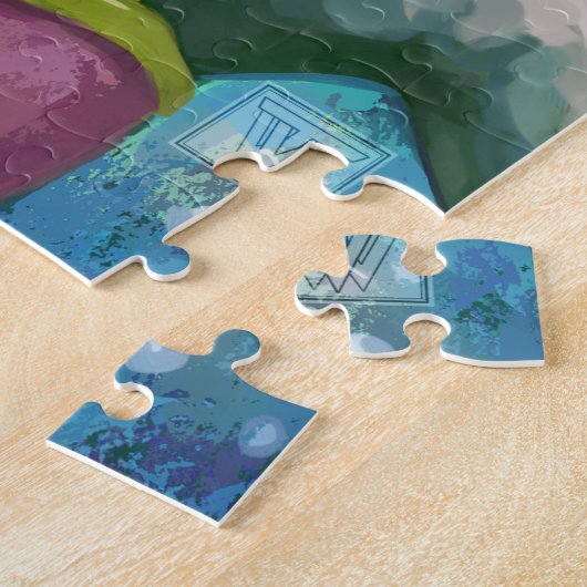 Puzzle Sous le bain de l'eau (Côté)