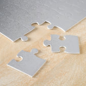 Puzzle Sous le bleu : gris Abstrait, noir et bleu (Côté)
