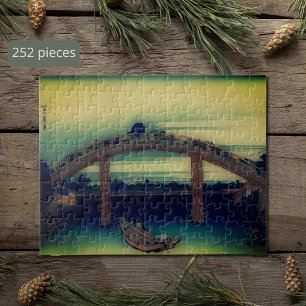 Puzzle Sous le pont Mannen par Hokusai