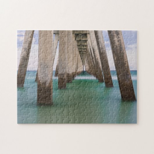 Puzzle Sous le quai de Navarre Beach (Horizontal)