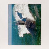 PUZZLE SOUS-MARIN D'ATTAQUE RAPIDE DES ÉTATS-UNIS - SSN-7 (Vertical)