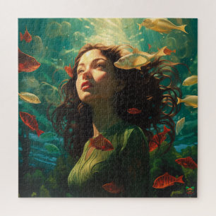 Puzzle sous-marin de sirène