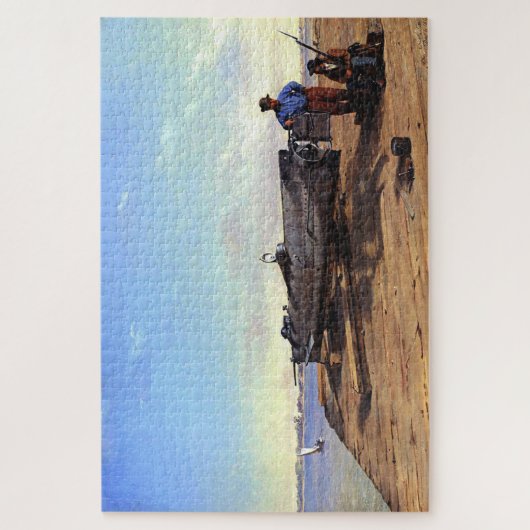 Puzzle Sous-marin Torpedo Boat HL Hunley C Chapman 1863 (Vertical)