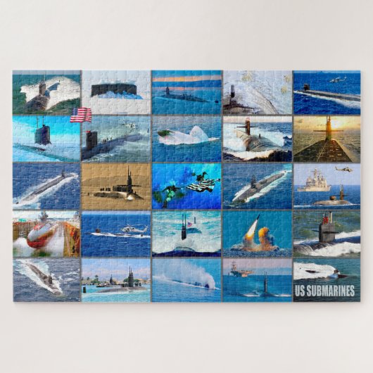 Puzzle SOUS-MARINS US "Montage" (Horizontal)