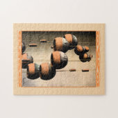 Puzzle Southwestern Spiraled Clay Vent Chimes Encore Vie (Horizontal)