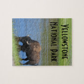 Puzzle Souvenir de Buffalo de Yellowstone (Horizontal)