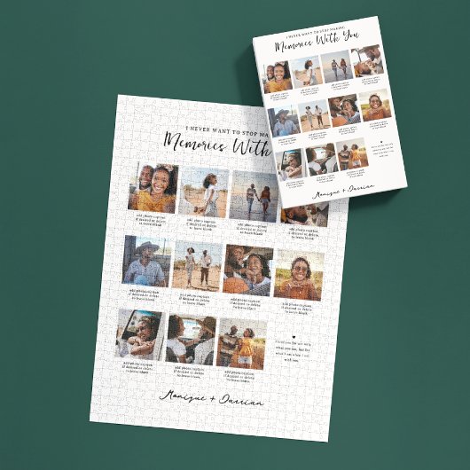 Puzzle Souvenirs avec vous | 11 Garde-photos
