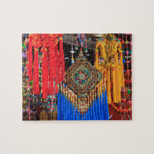 Puzzle Souvenirs colorés dans une boutique, Chine