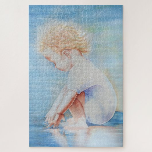 Puzzle Souvenirs de vous - aquarelle peinture enfant (Vertical)