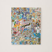 Puzzle Souvenirs. Parc Güell. Grande mosaïque. Partie 1. (Vertical)