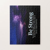Puzzle Soyez citation de motivation pourpre forte de (Vertical)