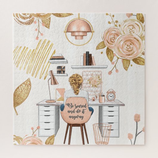 Puzzle Soyez Effrayé & Faites-Le De Toute Façon (Vertical)