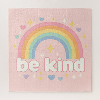 Puzzle Soyez Gentil – Arc-en-Ciel Pastel Positivité