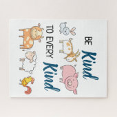 Puzzle Soyez gentil avec toutes sortes mignonnes caricatu (Horizontal)