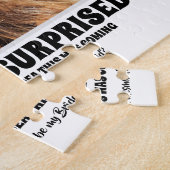 Puzzle Soyez surpris - Drôle Proposition d'Épouse Photo (Côté)