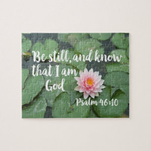 Puzzle Soyez toujours et sachez que je suis Dieu Bible ch
