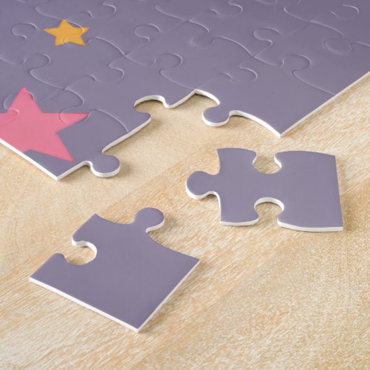 Puzzle Soyez une fille mignonne avec l'art positif Fleur (Côté)