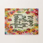 Puzzle Soyez votre propre espèce de beauté (Horizontal)