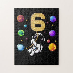 Puzzle Space 6 Years Old 6th Birthday Planets Astronaut