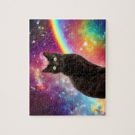 Puzzle Space Cat (Vertical)