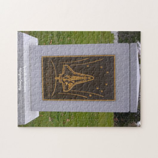 Puzzle Space Shuttle Memorial Arlington Cemetery (Horizontal)